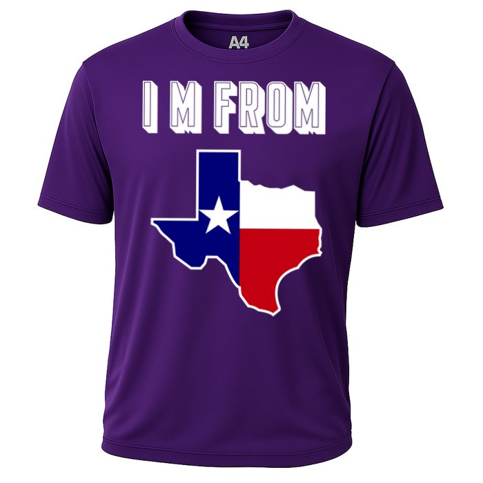 I Am From Texas Cooling Performance Crew T-Shirt