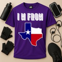 I Am From Texas Cooling Performance Crew T-Shirt