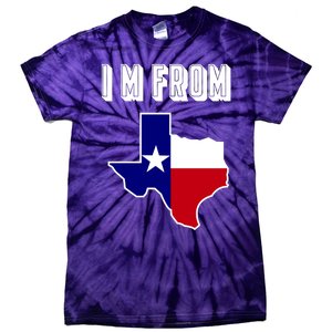 I Am From Texas Tie-Dye T-Shirt