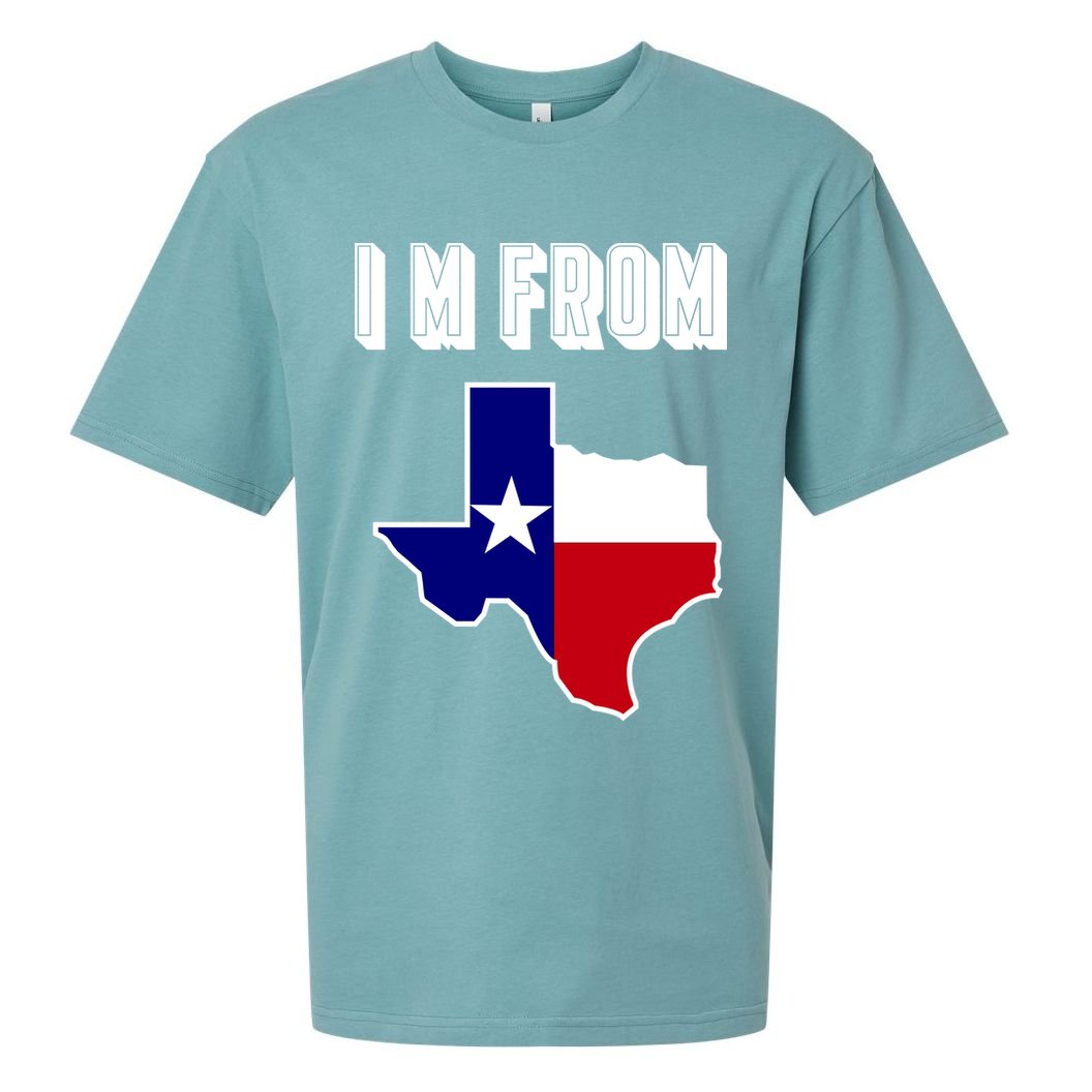I Am From Texas Sueded Cloud Jersey T-Shirt