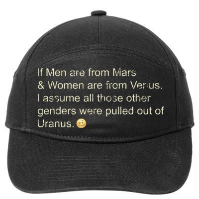 If Are From Mars And Women From Venus Out Of Uranus 7-Panel Snapback Hat