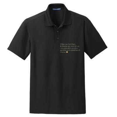 If Are From Mars And Women From Venus Out Of Uranus Dry Zone Grid Polo