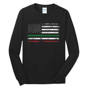 Italian American Flag Italy Flag Tall Long Sleeve T-Shirt