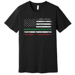 Italian American Flag Italy Flag Premium T-Shirt