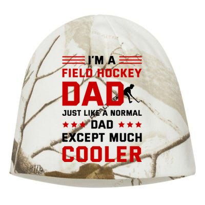 IM A Field Hockey Dad Like A Normal Dad Except Much Cooler Meaningful Gift Kati - Camo Knit Beanie