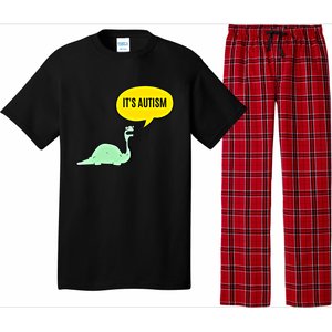 ItS Autism! Funny Dinosaur Autism Gift Pajama Set