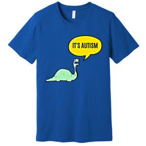 ItS Autism! Funny Dinosaur Autism Gift Premium T-Shirt