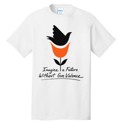 Imagine A Future Without Gun Violence Tee For Gun Control Tall T-Shirt