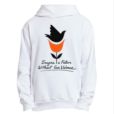 Imagine A Future Without Gun Violence Tee For Gun Control Urban Pullover Hoodie