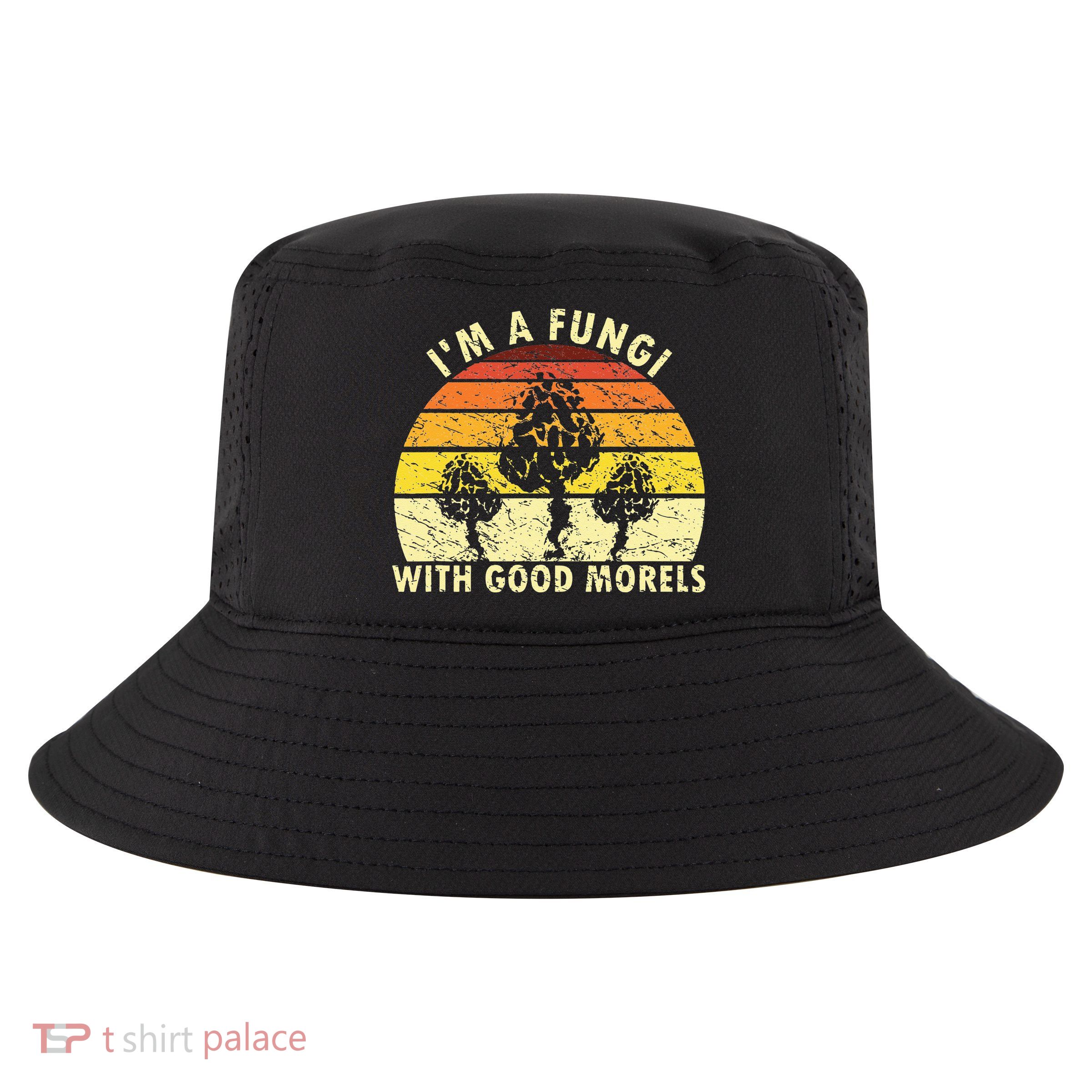 I'm A Fungi Funny Mushroom Foraging Retro FungiHunter Cool Comfort Performance Bucket Hat