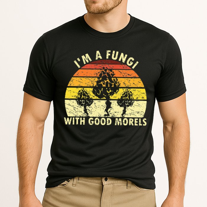 I'm A Fungi Funny Mushroom Foraging Retro FungiHunter Performance Shirt