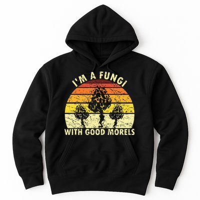 I'm A Fungi Funny Mushroom Foraging Retro FungiHunter Hoodie