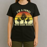 I'm A Fungi Funny Mushroom Foraging Retro FungiHunter T-Shirt