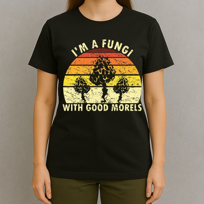 I'm A Fungi Funny Mushroom Foraging Retro FungiHunter T-Shirt