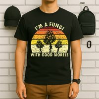 I'm A Fungi Funny Mushroom Foraging Retro FungiHunter T-Shirt