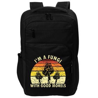 I'm A Fungi Funny Mushroom Foraging Retro FungiHunter Impact Tech Backpack