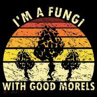 I'm A Fungi Funny Mushroom Foraging Retro FungiHunter Flatbill Hat