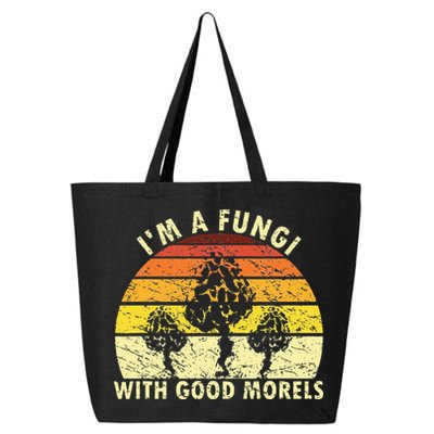 I'm A Fungi Funny Mushroom Foraging Retro FungiHunter 25L Jumbo Tote
