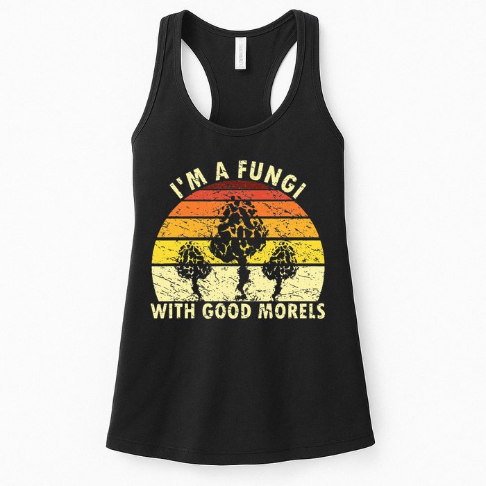 I'm A Fungi Funny Mushroom Foraging Retro FungiHunter Womens Tank Top