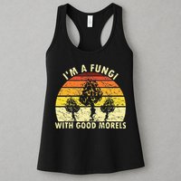 I'm A Fungi Funny Mushroom Foraging Retro FungiHunter Womens Tank Top