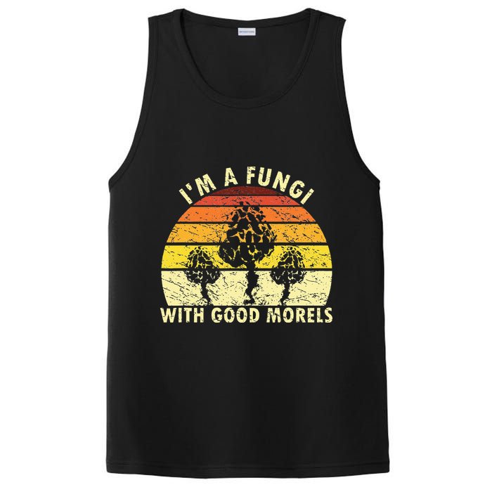 I'm A Fungi Funny Mushroom Foraging Retro FungiHunter PosiCharge Competitor Tank