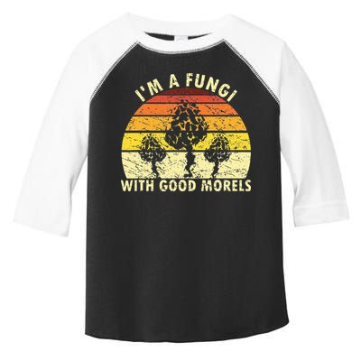 I'm A Fungi Funny Mushroom Foraging Retro FungiHunter Toddler Fine Jersey T-Shirt