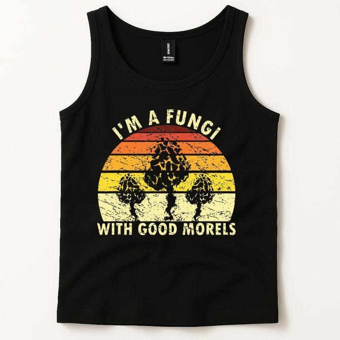 I'm A Fungi Funny Mushroom Foraging Retro FungiHunter Tank Top