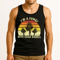 I'm A Fungi Funny Mushroom Foraging Retro FungiHunter Tank Top