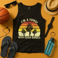 I'm A Fungi Funny Mushroom Foraging Retro FungiHunter Tank Top