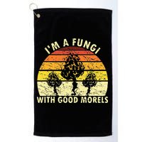 I'm A Fungi Funny Mushroom Foraging Retro FungiHunter Golf Towel