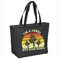 I'm A Fungi Funny Mushroom Foraging Retro FungiHunter Zip Tote Bag