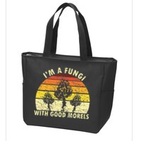 I'm A Fungi Funny Mushroom Foraging Retro FungiHunter Zip Tote Bag