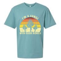 I'm A Fungi Funny Mushroom Foraging Retro FungiHunter Sueded Cloud Jersey T-Shirt