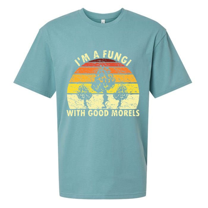 I'm A Fungi Funny Mushroom Foraging Retro FungiHunter Sueded Cloud Jersey T-Shirt