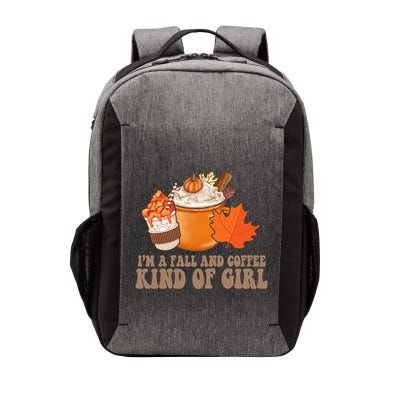Im A Fall And Coffee Kind Of Girl Cute Vector Backpack