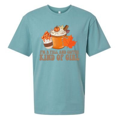 Im A Fall And Coffee Kind Of Girl Cute Sueded Cloud Jersey T-Shirt