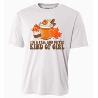 Im A Fall And Coffee Kind Of Girl Cute Cooling Performance Crew T-Shirt