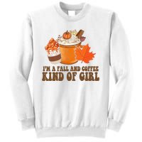 Im A Fall And Coffee Kind Of Girl Cute Sweatshirt