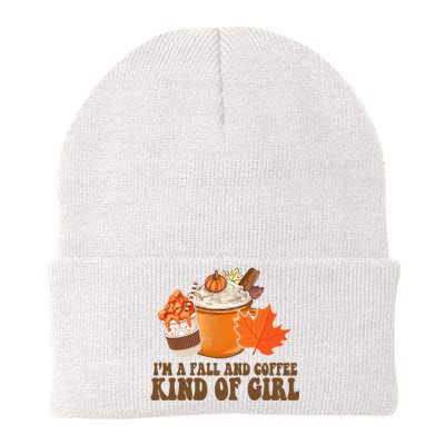 Im A Fall And Coffee Kind Of Girl Cute Knit Cap Winter Beanie