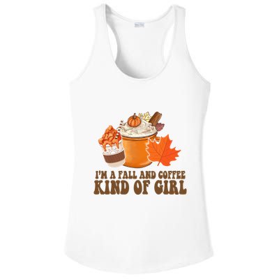 Im A Fall And Coffee Kind Of Girl Cute Ladies PosiCharge Competitor Racerback Tank