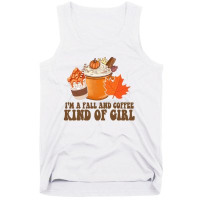 Im A Fall And Coffee Kind Of Girl Cute Tank Top