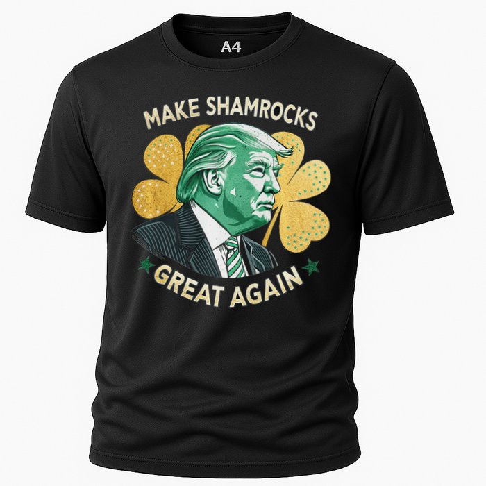 Irish American Funny Make St. Patrick’S Day Great Again Cooling Performance Crew T-Shirt