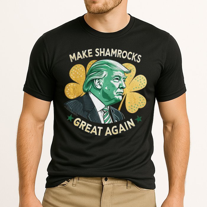 Irish American Funny Make St. Patrick’S Day Great Again Cooling Performance Crew T-Shirt