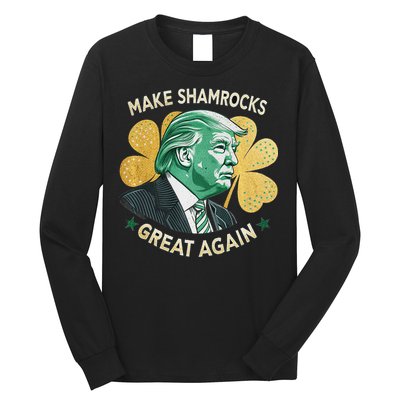 Irish American Funny Make St. Patrick’S Day Great Again Long Sleeve Shirt
