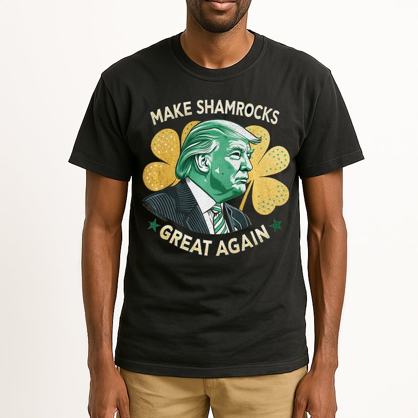 Irish American Funny Make St. Patrick’S Day Great Again Tall T-Shirt