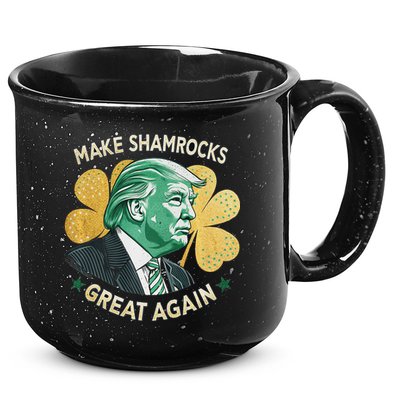 Irish American Funny Make St. Patrick’S Day Great Again 15oz Campfire Ceramic Mug