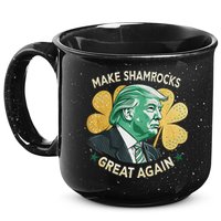 Irish American Funny Make St. Patrick’S Day Great Again 15oz Campfire Ceramic Mug