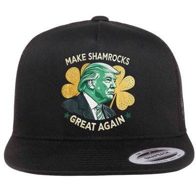 Irish American Funny Make St. Patrick’S Day Great Again Flat Bill Trucker Hat