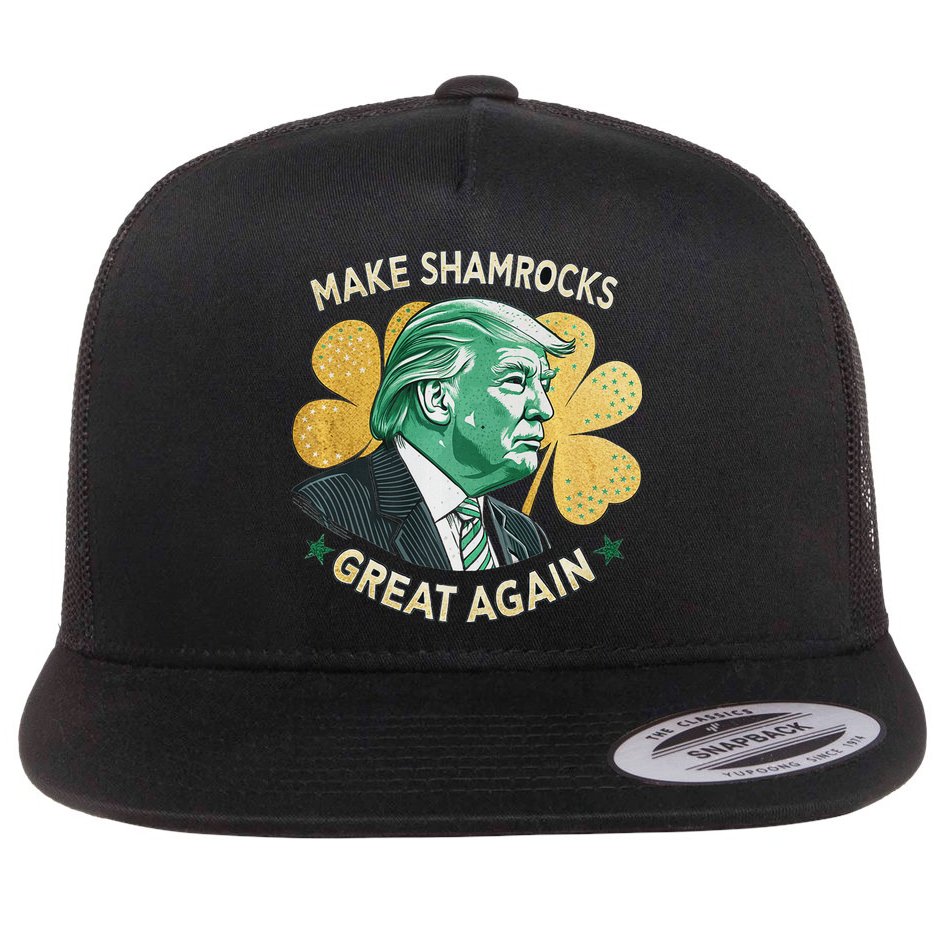 Irish American Funny Make St. Patrick’S Day Great Again Flat Bill Trucker Hat