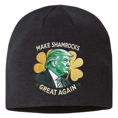 Irish American Funny Make St. Patrick’S Day Great Again Sustainable Beanie